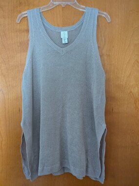 3/$4 for $10 Joie Knit Tank Top | Size Large | Tan Sleeveless Sweater Tank
